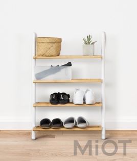 Поличка для взуття Zen`s Bamboo Wall Shelf